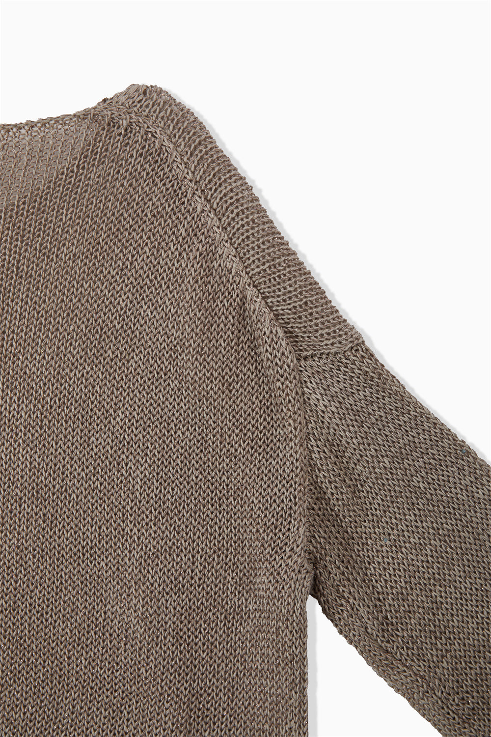 LAME LINEN KNIT P/O