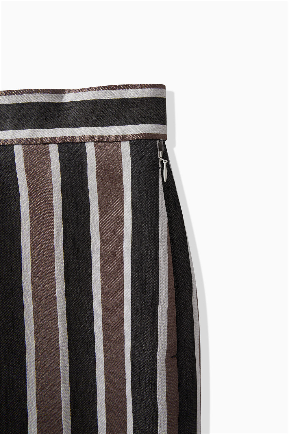 BORDER SATIN PANTS