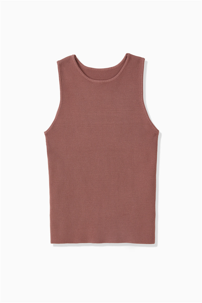 AMERICANSLEEVE KNIT TANKTOP
