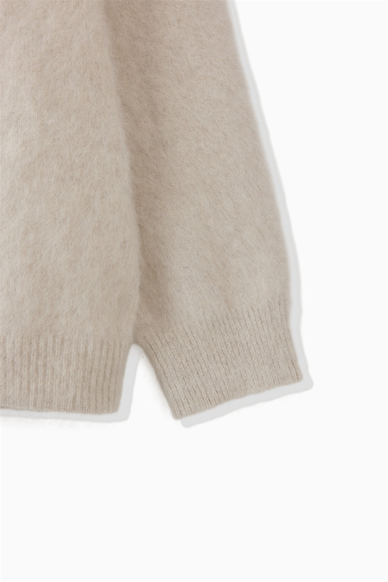 FOX CASHMERE BOX CARDIGAN