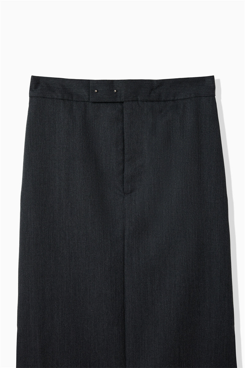 WOOL GABARDINE SKIRT