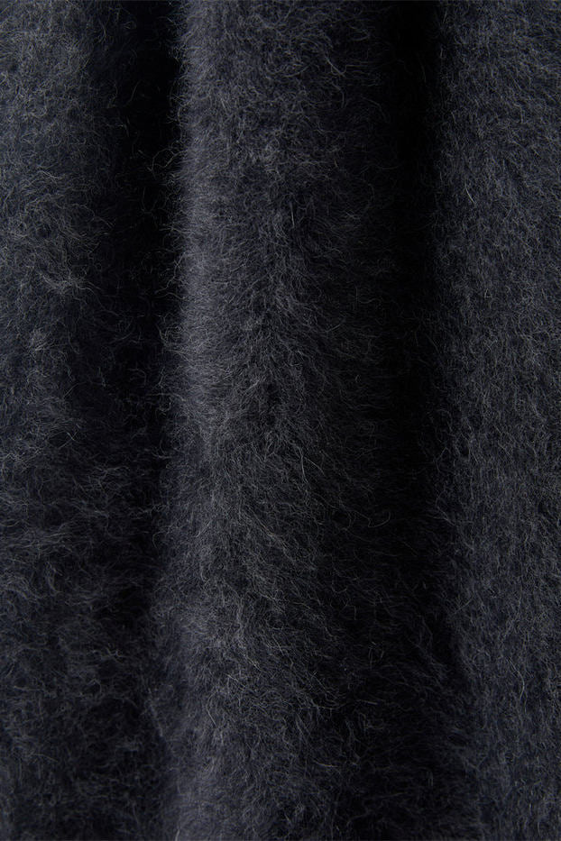 FOX CASHMERE KNITTED SCARF
