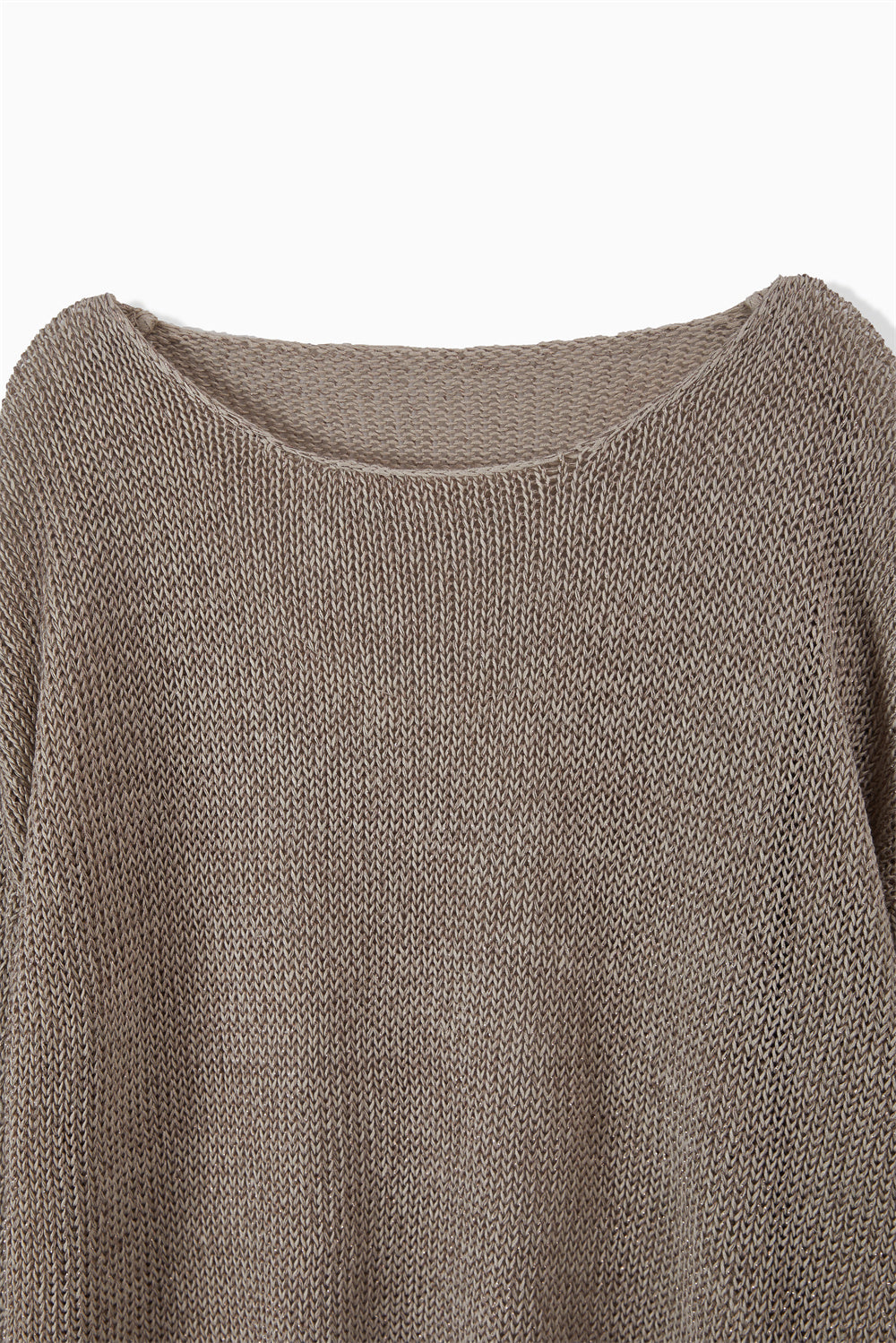 LAME LINEN KNIT P/O