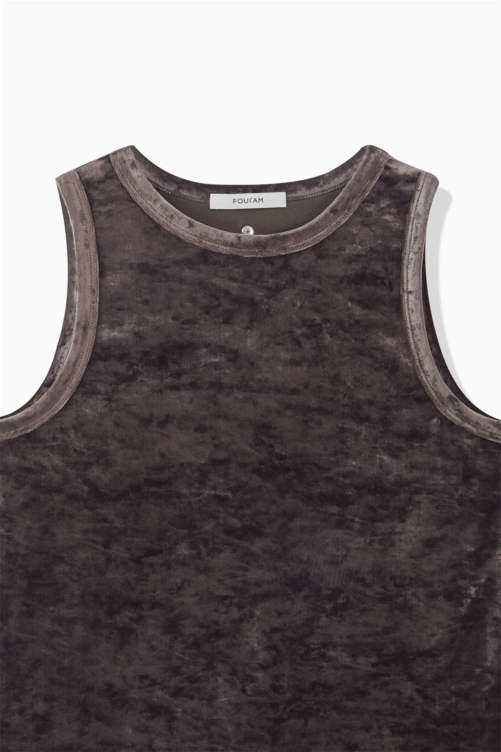 STRETCH VELOR TANK TOP
