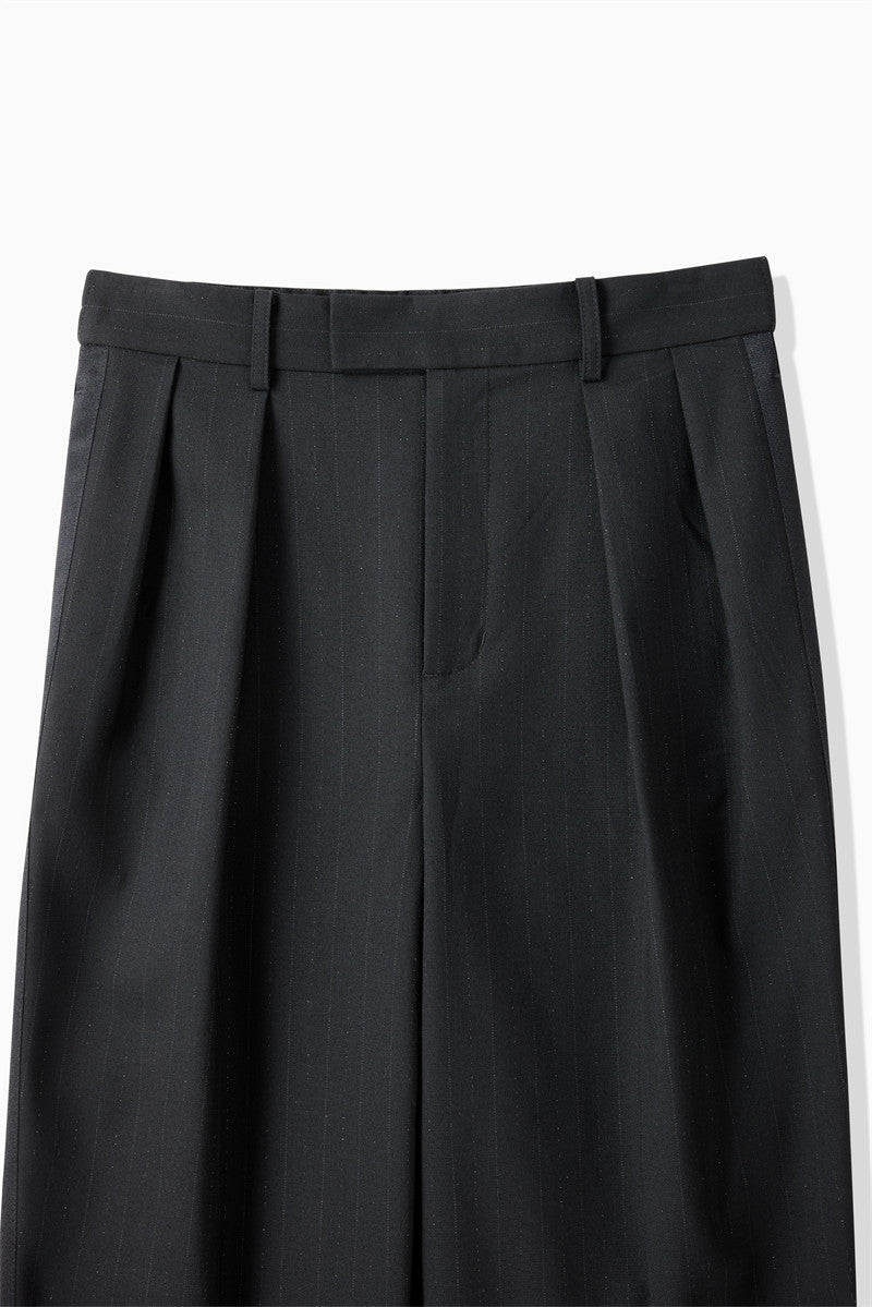 TR LAME STRIPE PANTS
