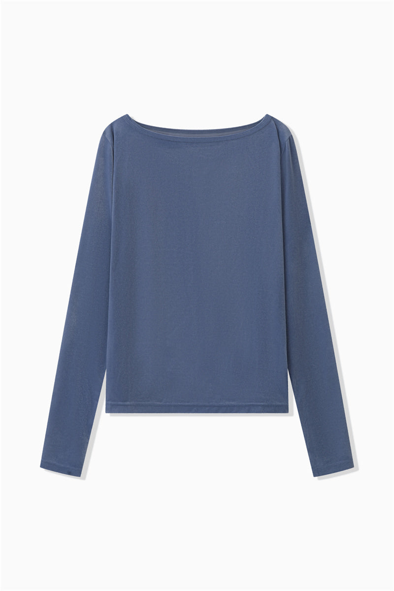 SHEER VELOR BOATNECK