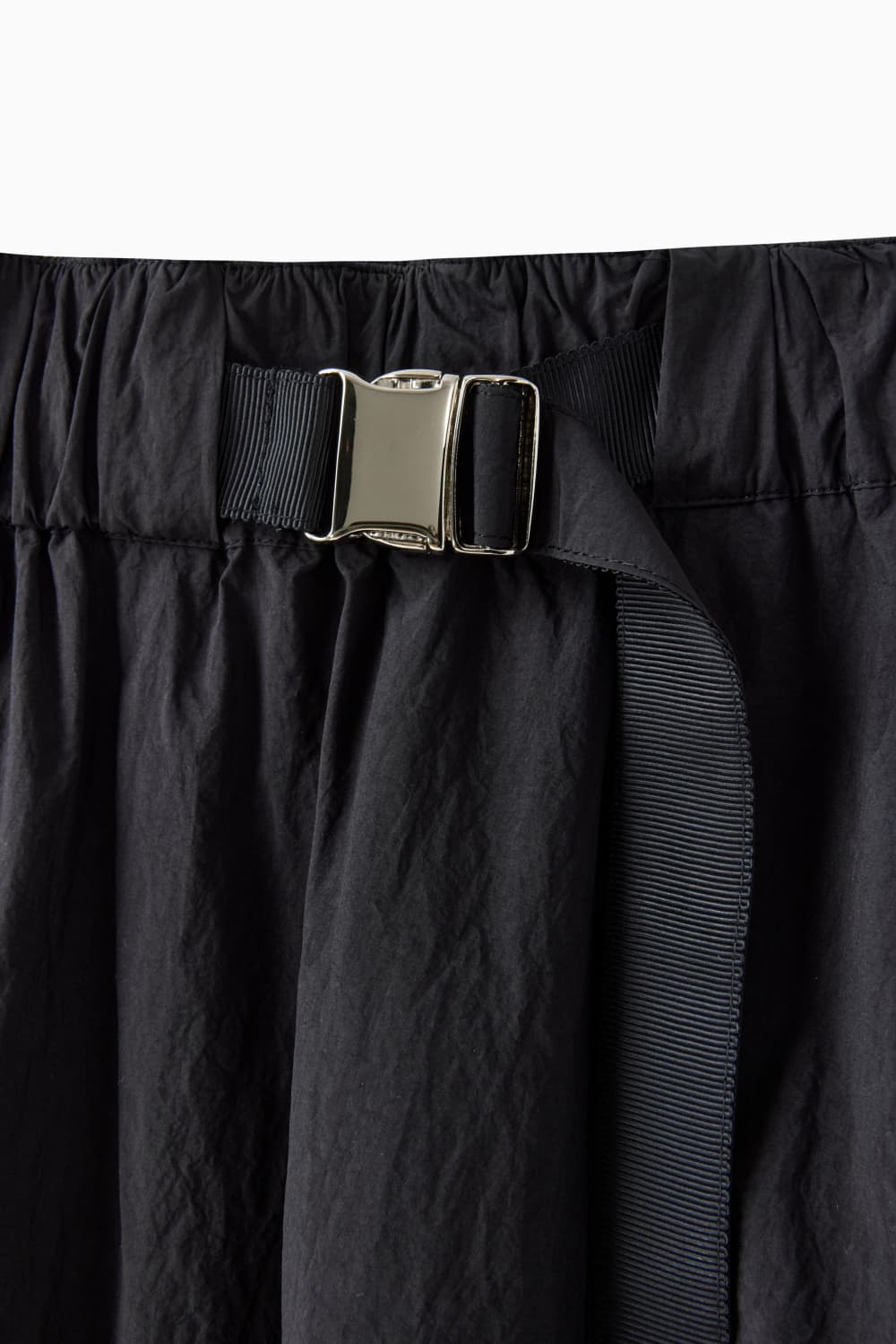 BUCKLE GATHER SKIRT