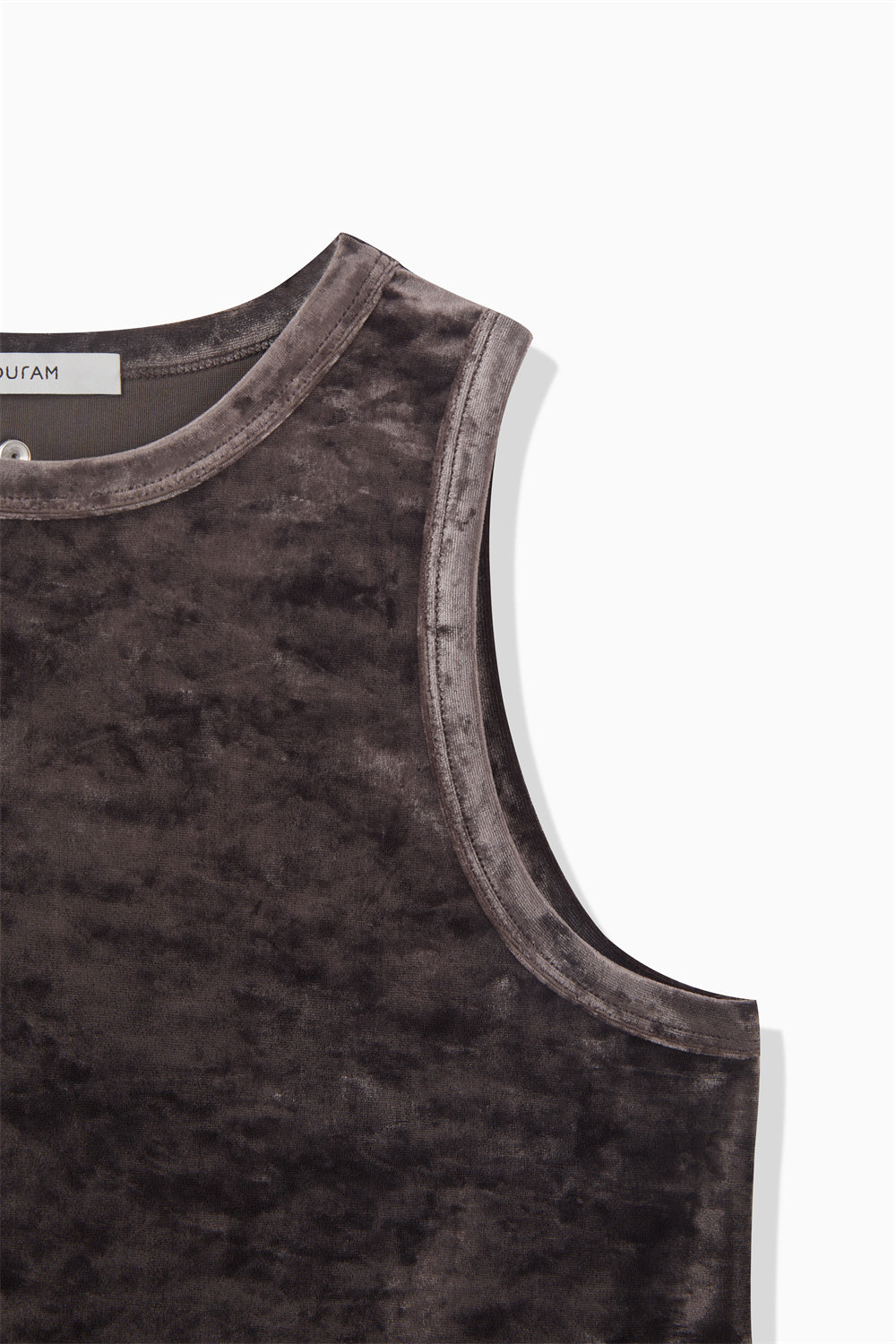 STRETCH VELOR TANK TOP