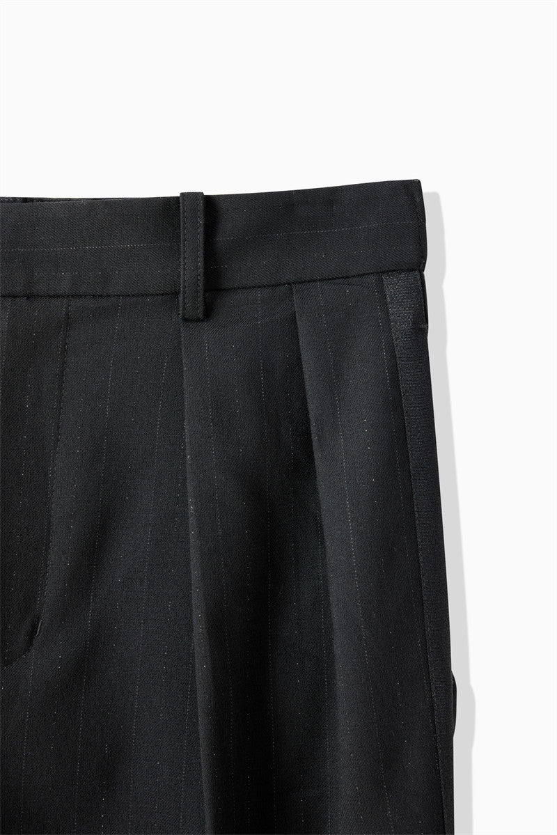 TR LAME STRIPE PANTS