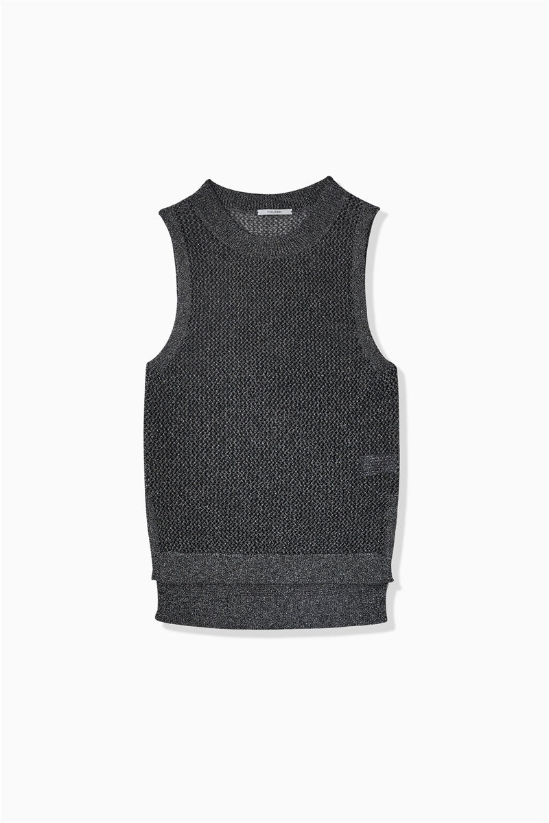 METAL KNIT VEST