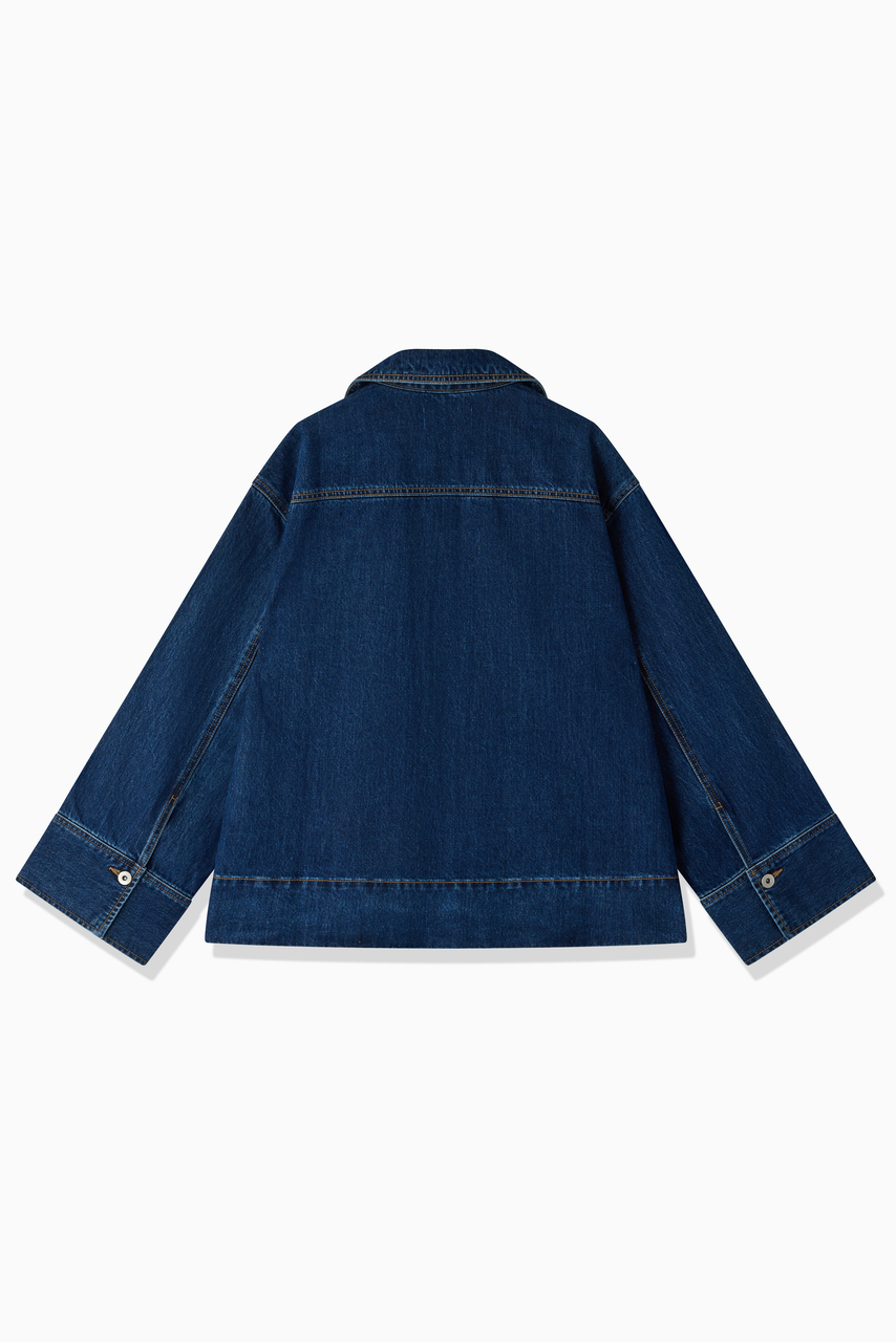 DENIM SKIPPER SHIRT