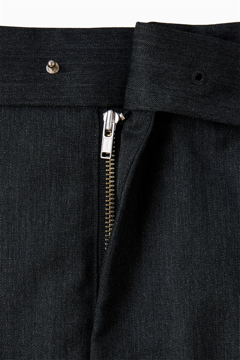 WOOL GABARDINE SKIRT