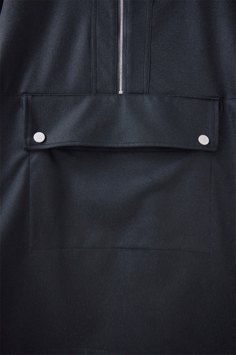 WOOL ANORAK HOODIE