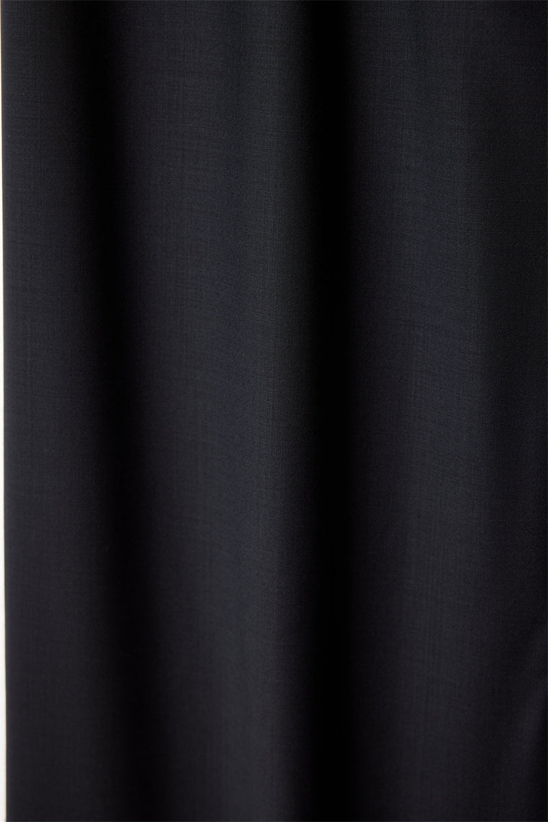 GLOSS COATED WOOL PANTS