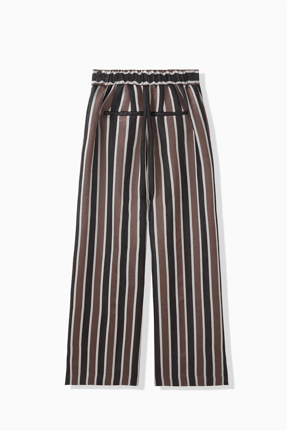 BORDER SATIN PANTS