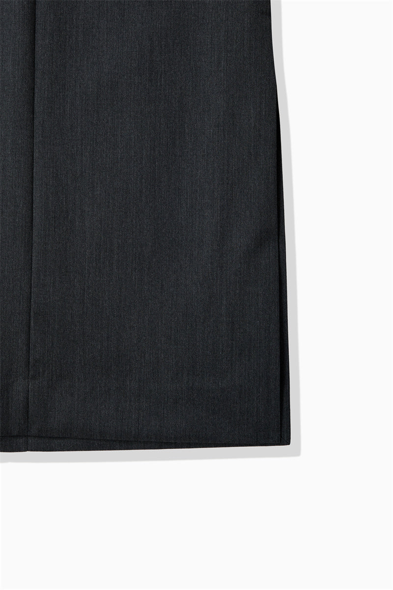WOOL GABARDINE SKIRT