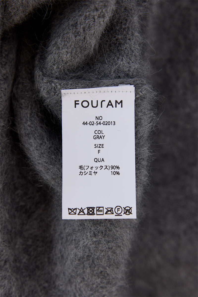 FOX CASHMERE KNIT VEST