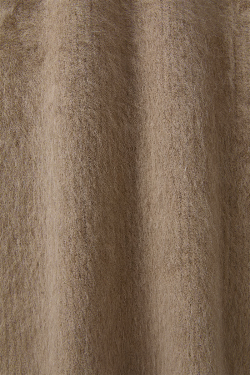 FOX CASHMERE ZIP VEST