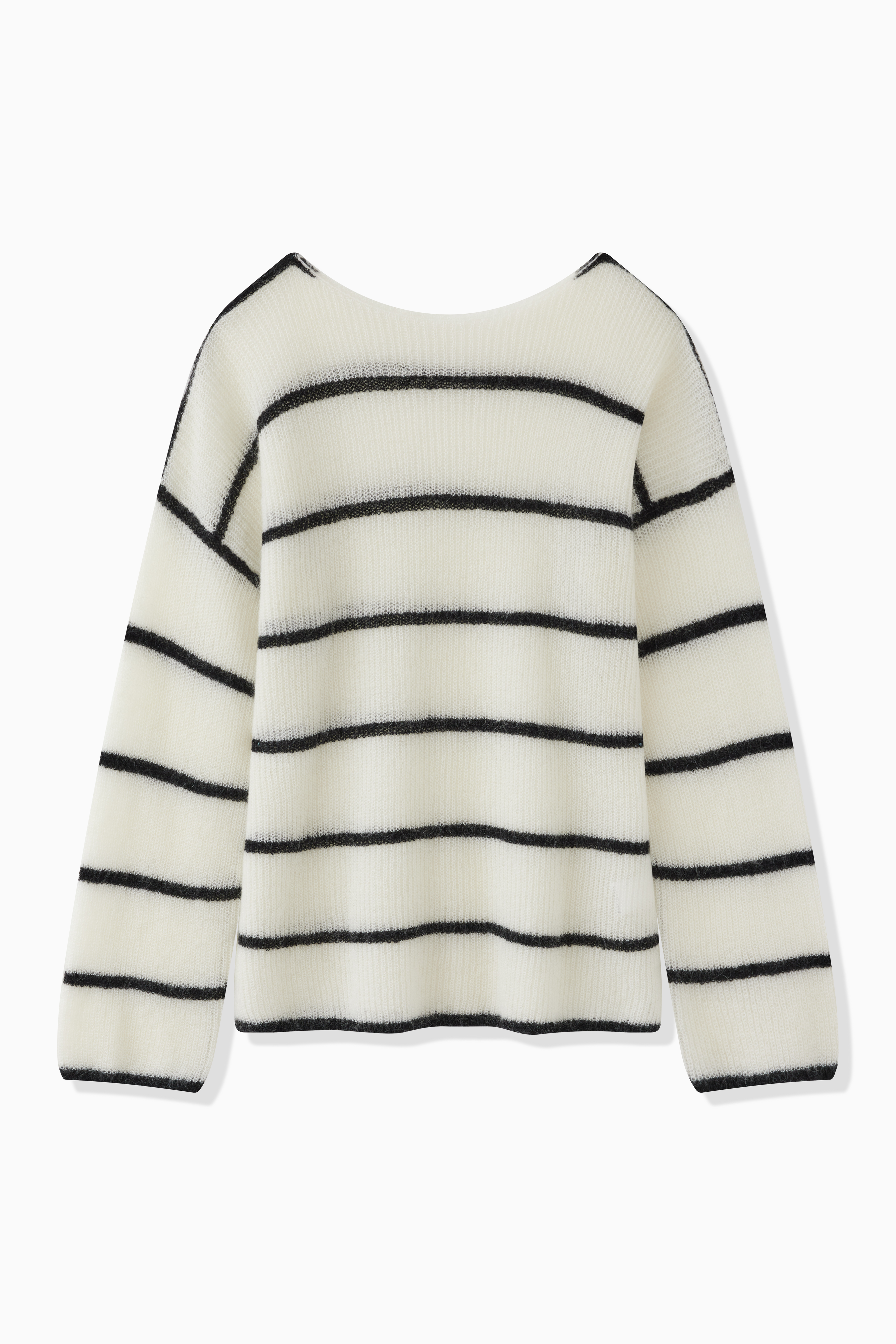 MOHAIR BORDER KNIT
