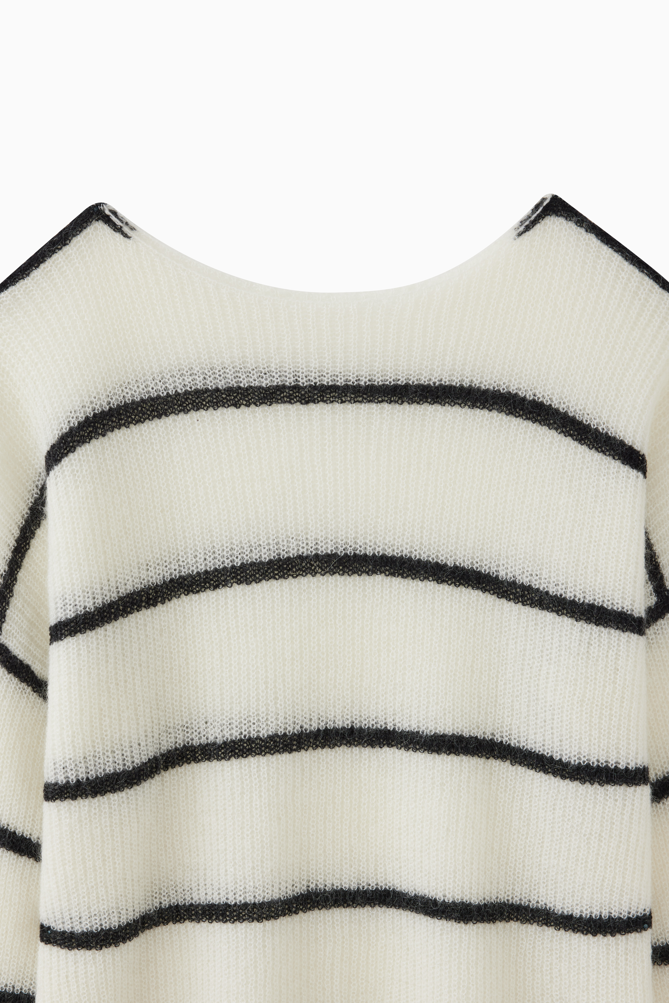 MOHAIR BORDER KNIT