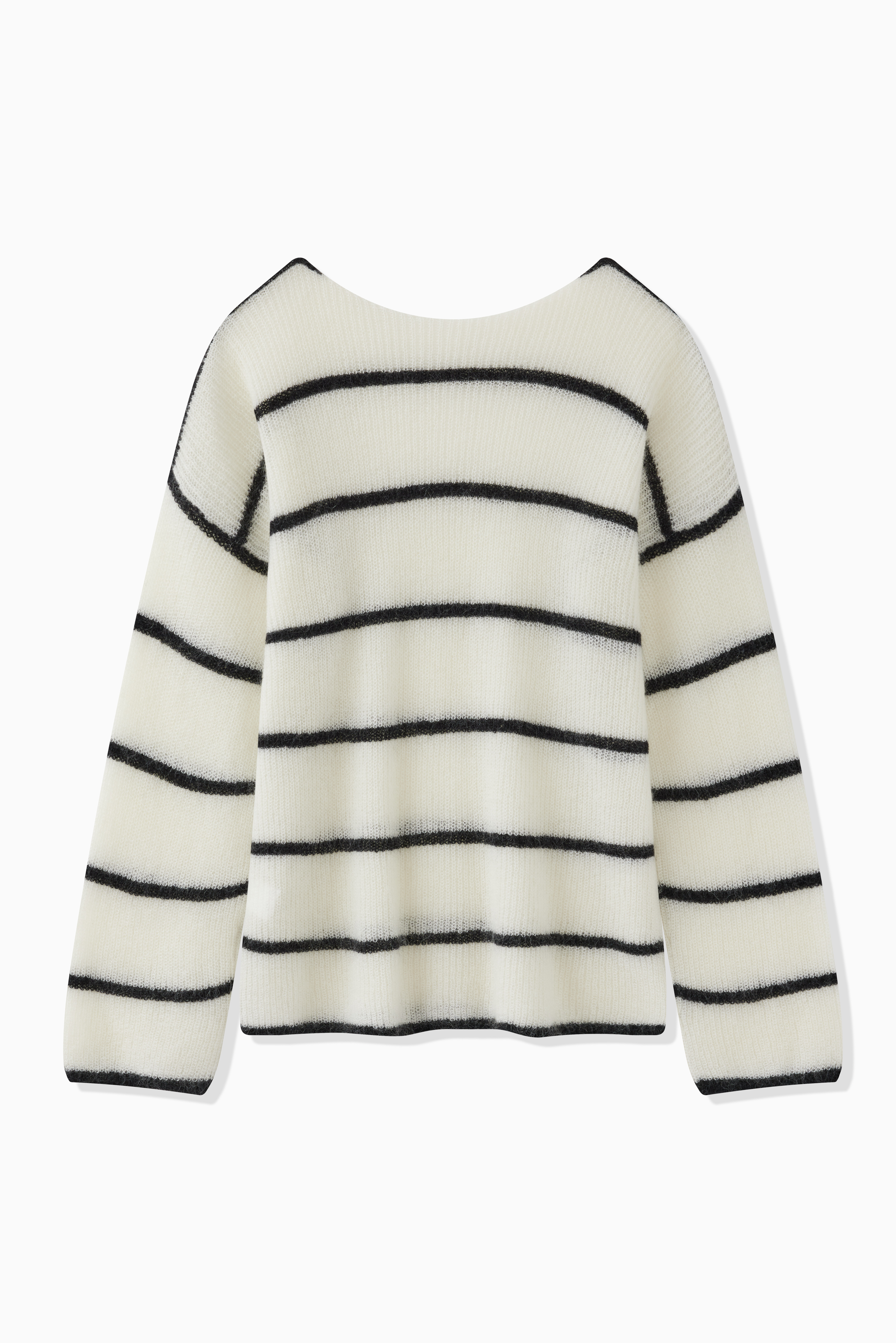 MOHAIR BORDER KNIT