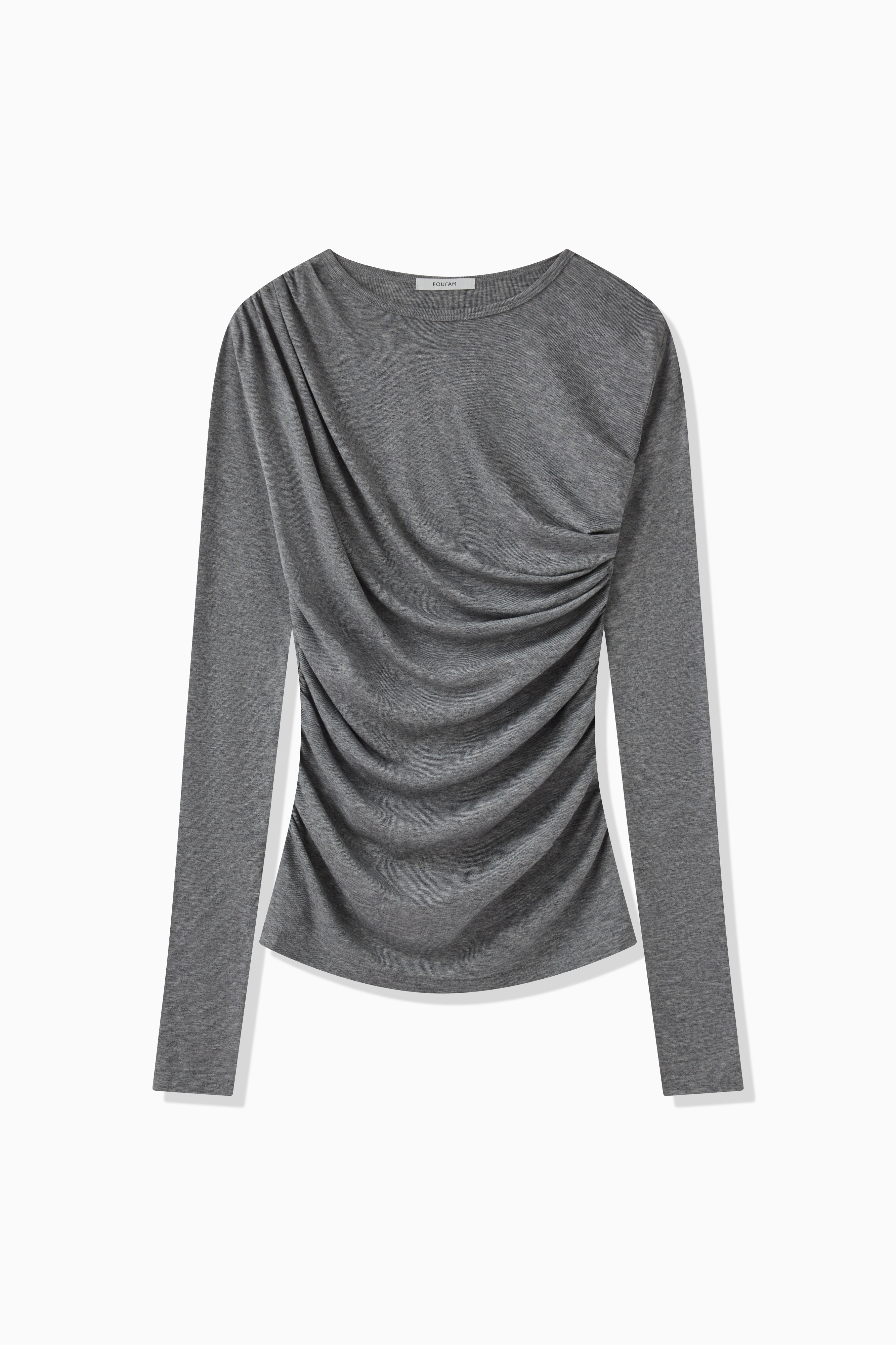 TENCEL WOOL GATHERED TOP