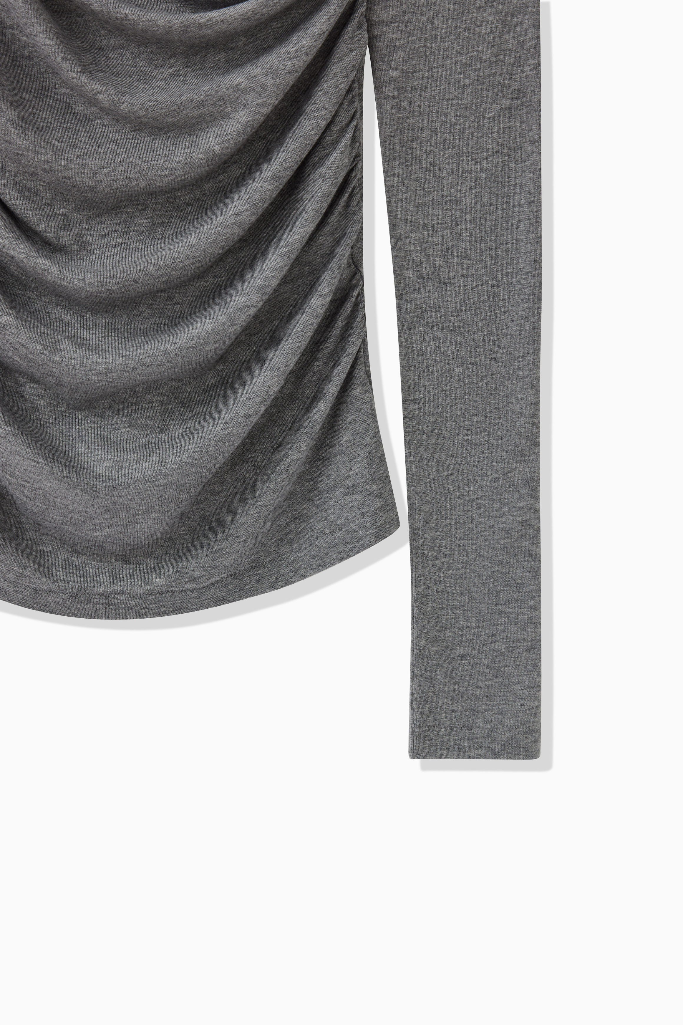 TENCEL WOOL GATHERED TOP