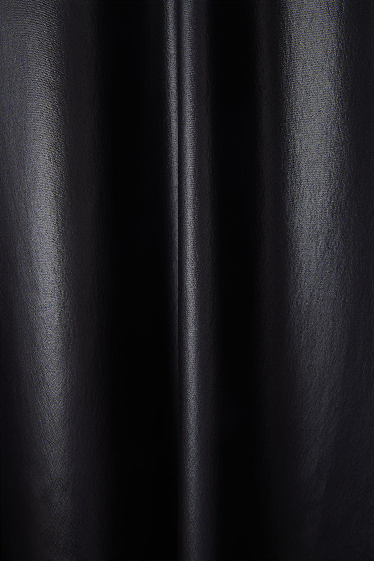 LEATHER LIKE DRESS