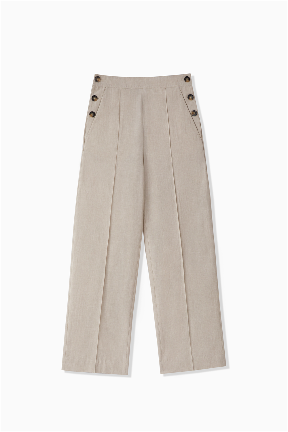 COTTON VIS LINEN PANTS