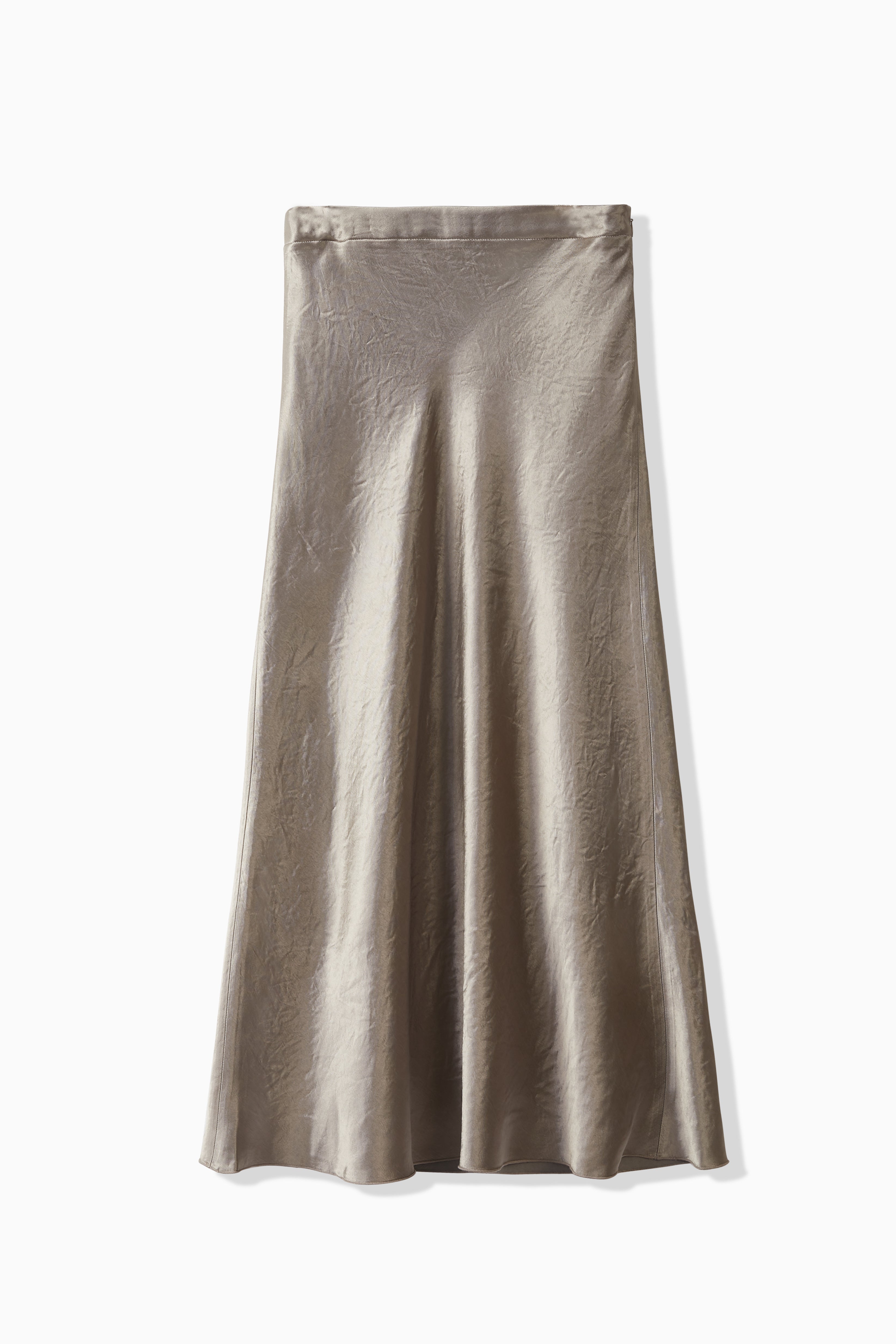 ACETATE SATIN SKIRT