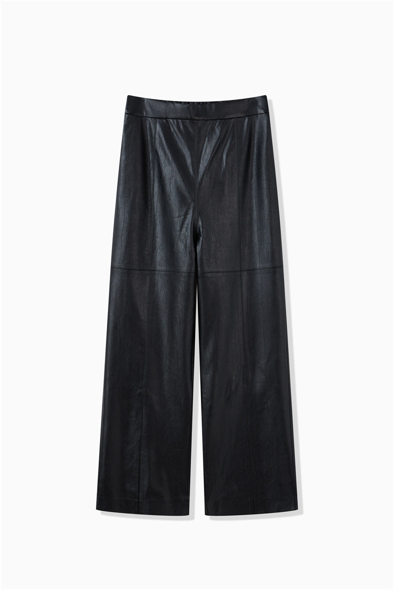 EMBOSS ECO LEATHER PANTS
