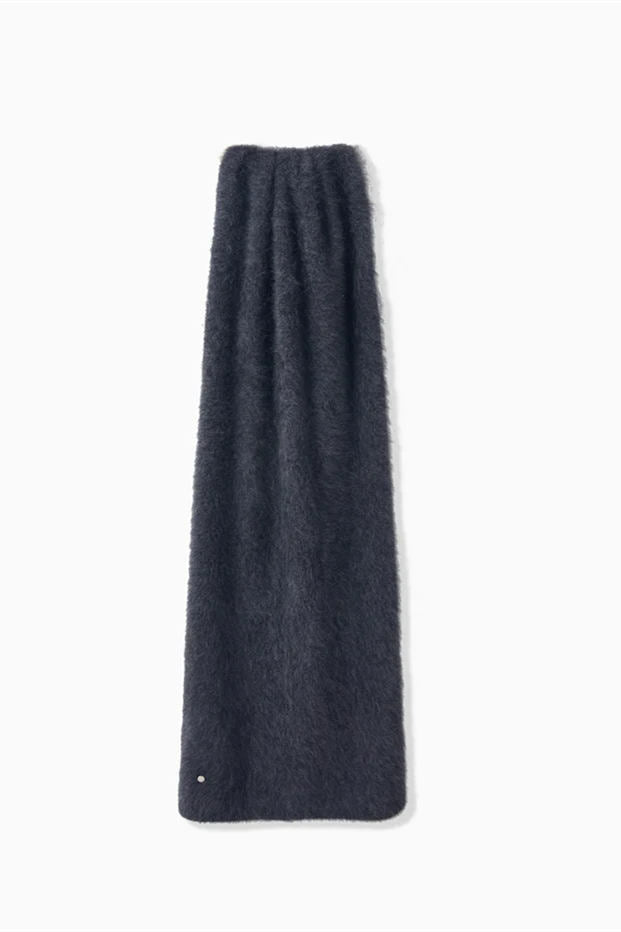 FOX CASHMERE KNITTED SCARF