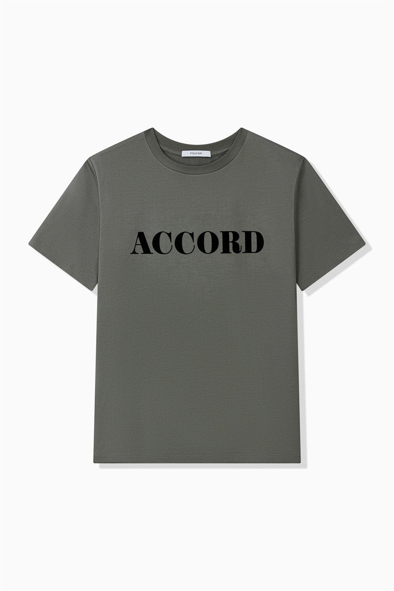 FLOCKY PRINT T-SHIRT