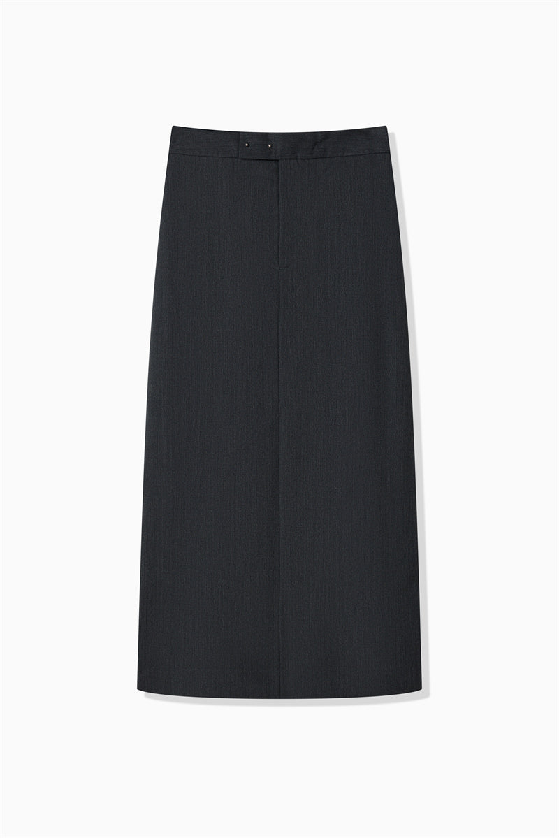 WOOL GABARDINE SKIRT