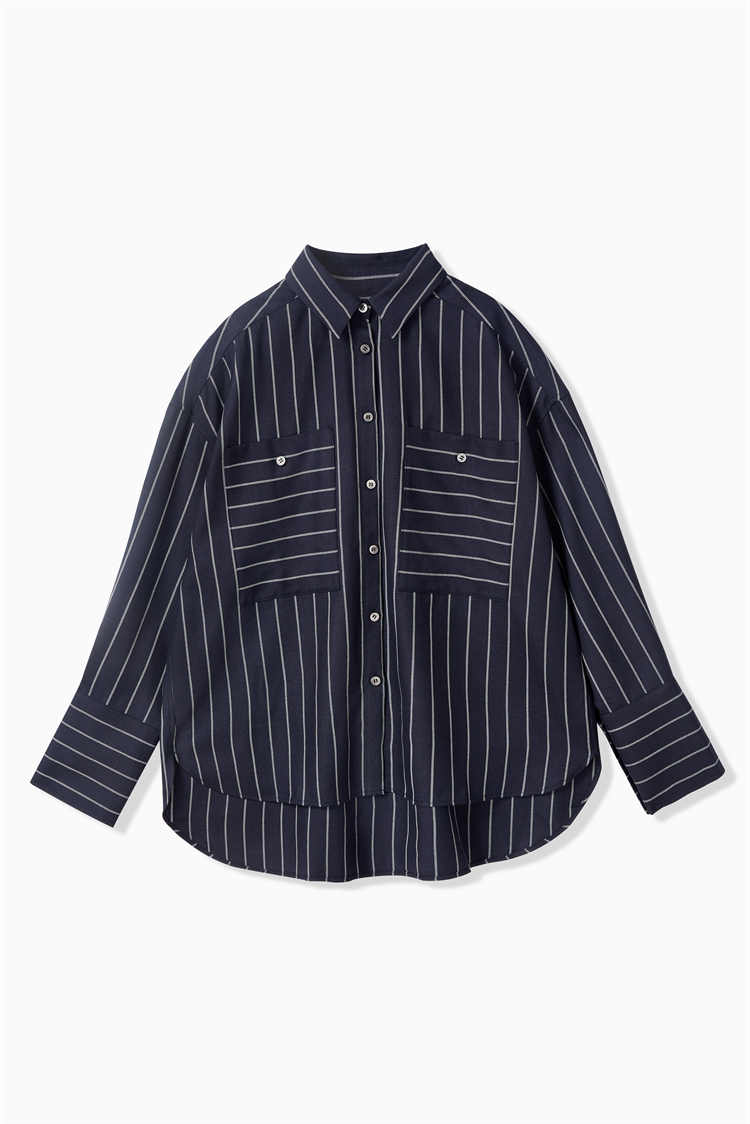 CHALK STRIPE SHIRT