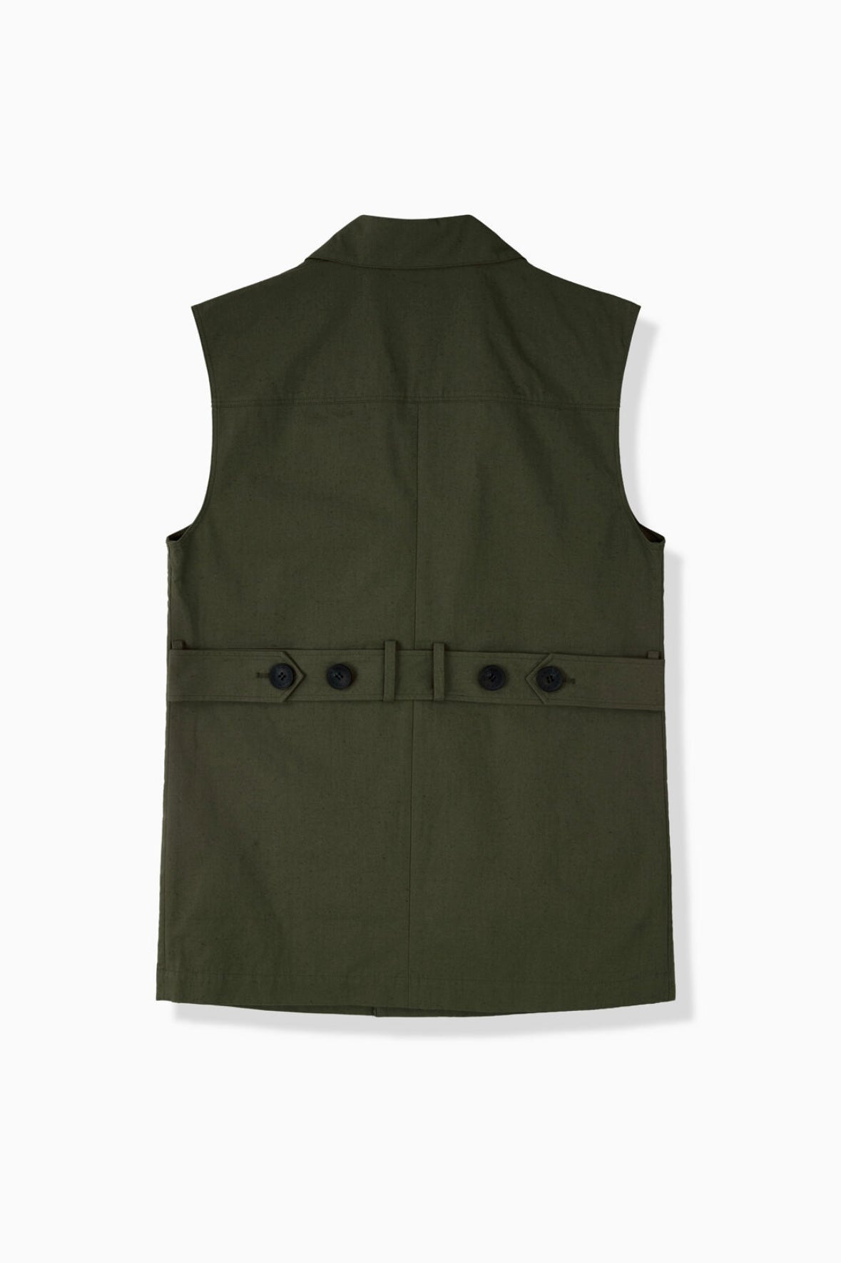 COTTON NEPPED WEAHTER VEST