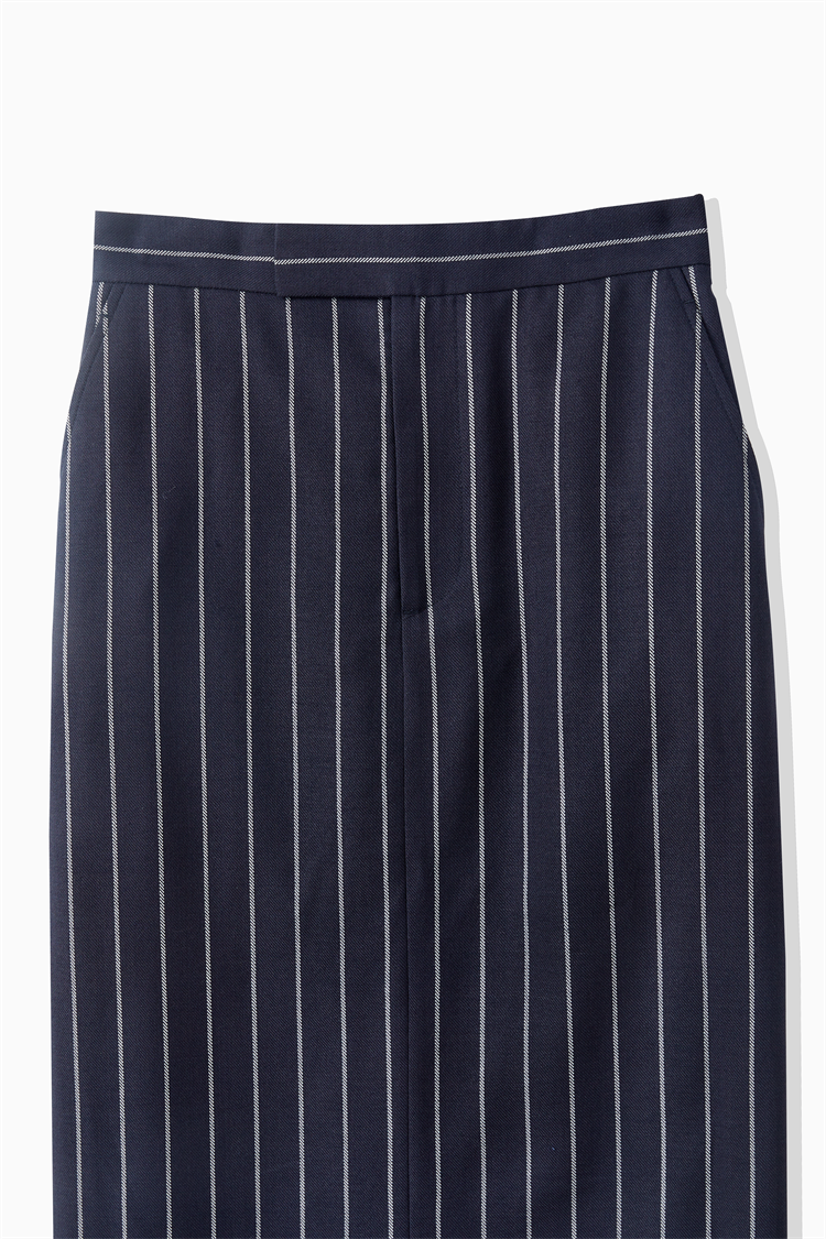 CHALK STRIPE SKIRT