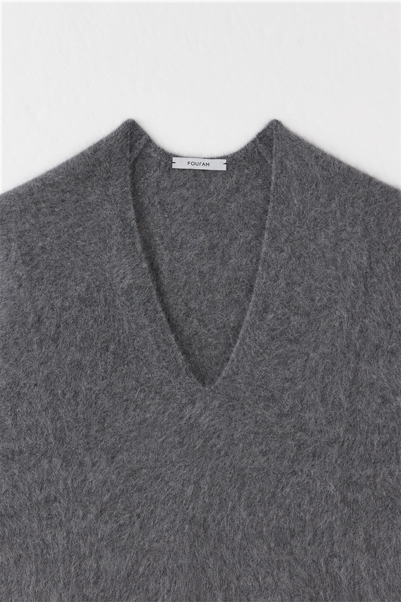 FOX CASHMERE KNIT VEST