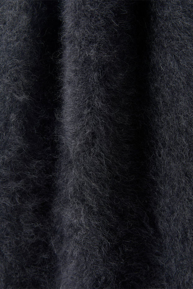 FOX CASHMERE KNITTED SCARF