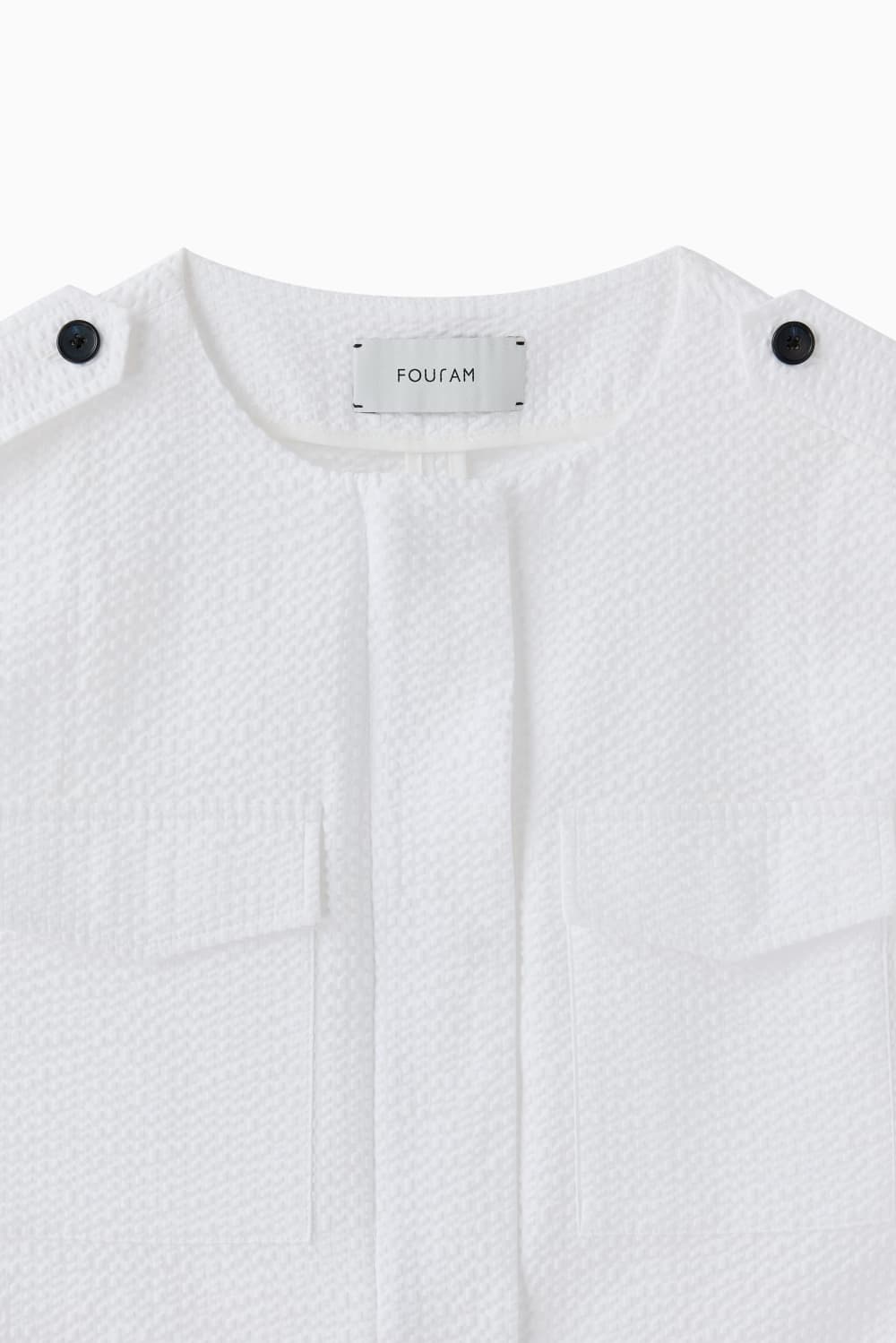 SHEER SEERSUCKER SHIRT VEST