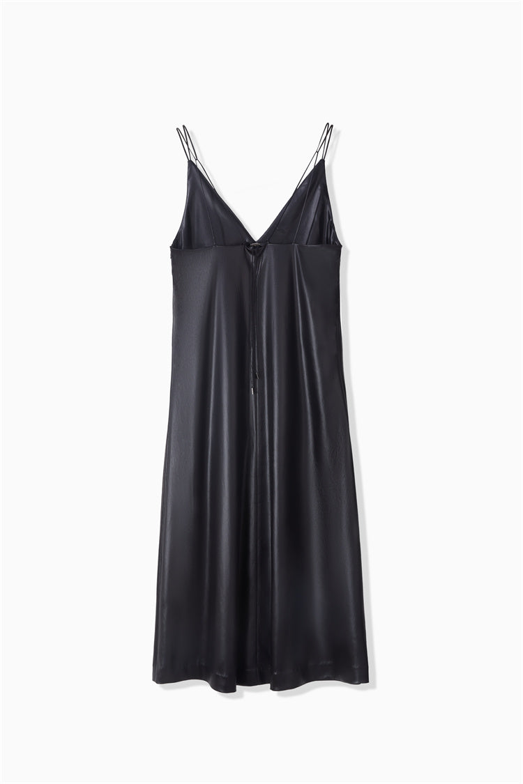 LEATHER LIKE DRESS