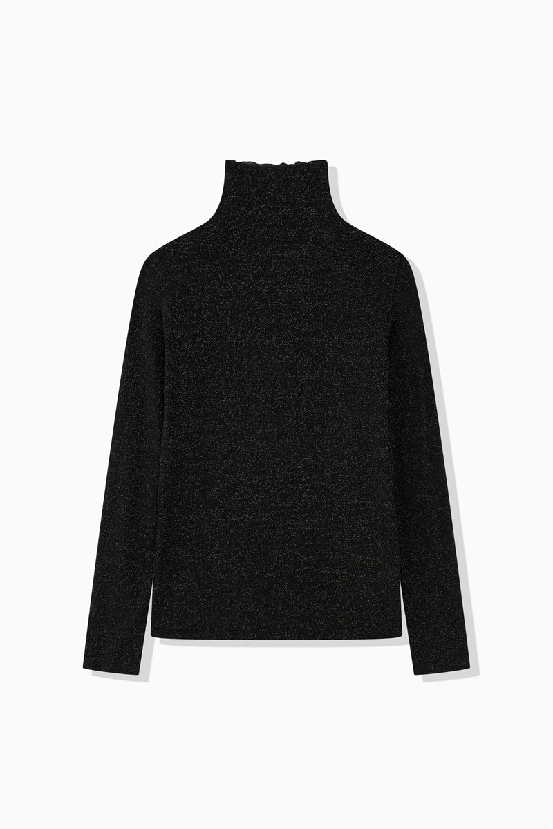 CASHMERE SILK TURTLENECK