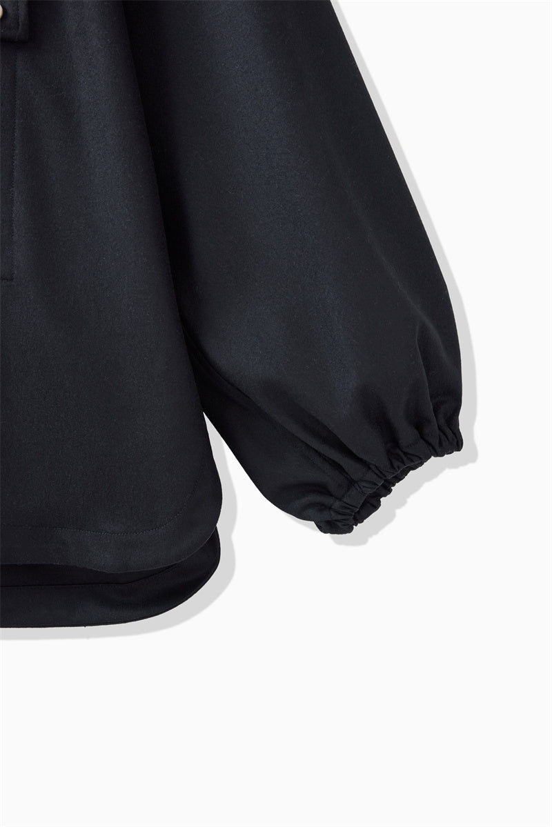 WOOL ANORAK HOODIE