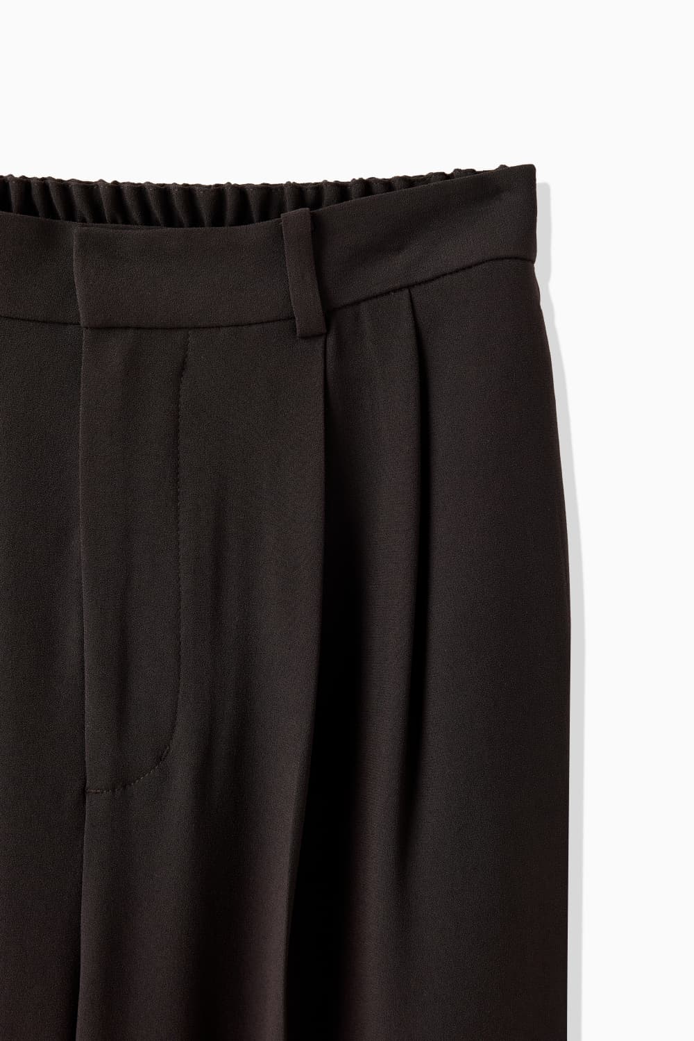 BACK SATIN 2TACK PANTS