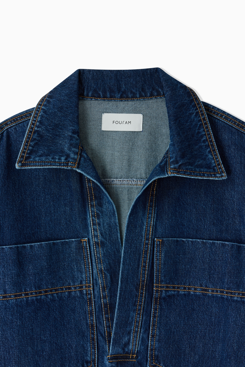 DENIM SKIPPER SHIRT