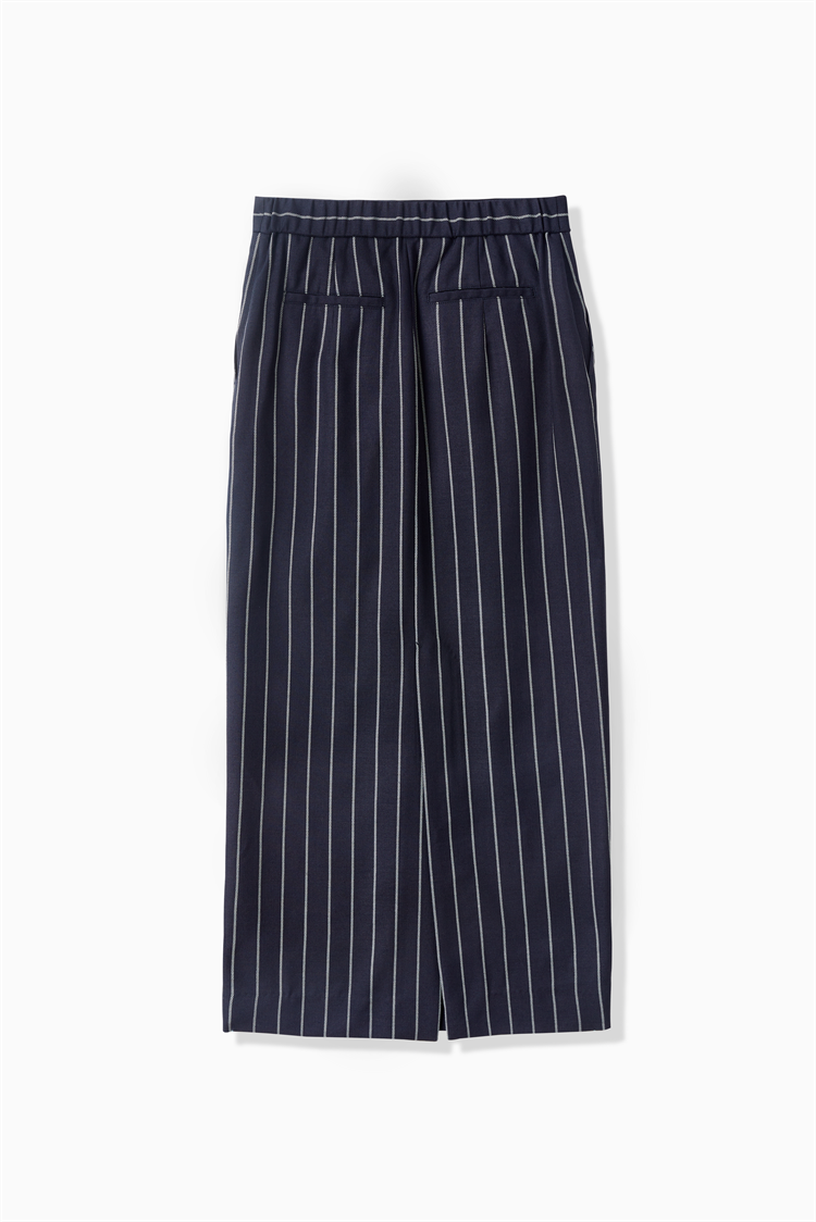 CHALK STRIPE SKIRT