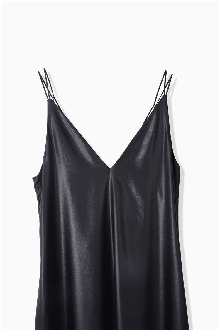 LEATHER LIKE DRESS