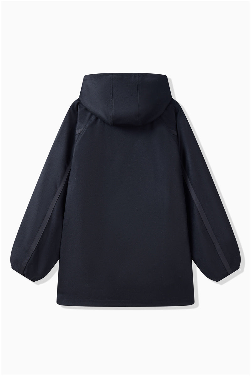 WOOL ANORAK HOODIE