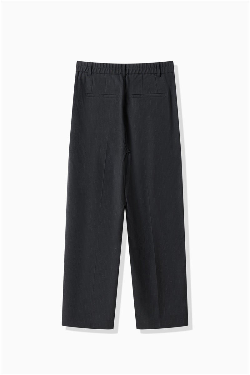 TR LAME STRIPE PANTS