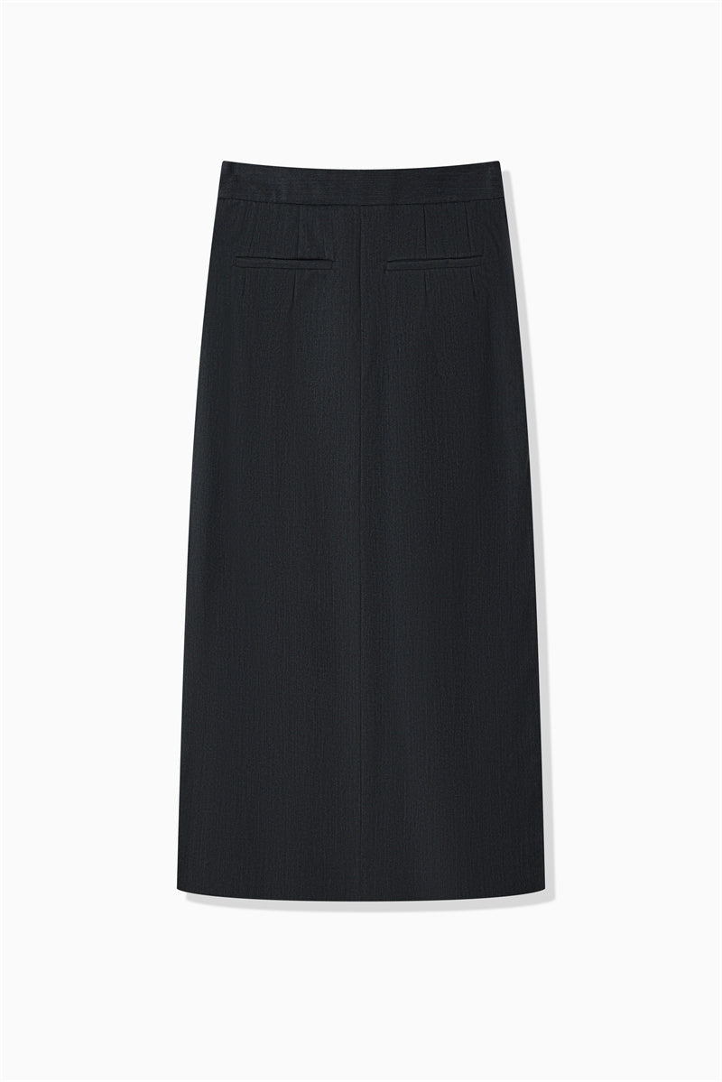 WOOL GABARDINE SKIRT